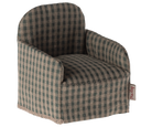 Maileg Armchair for Mouse, Green Check