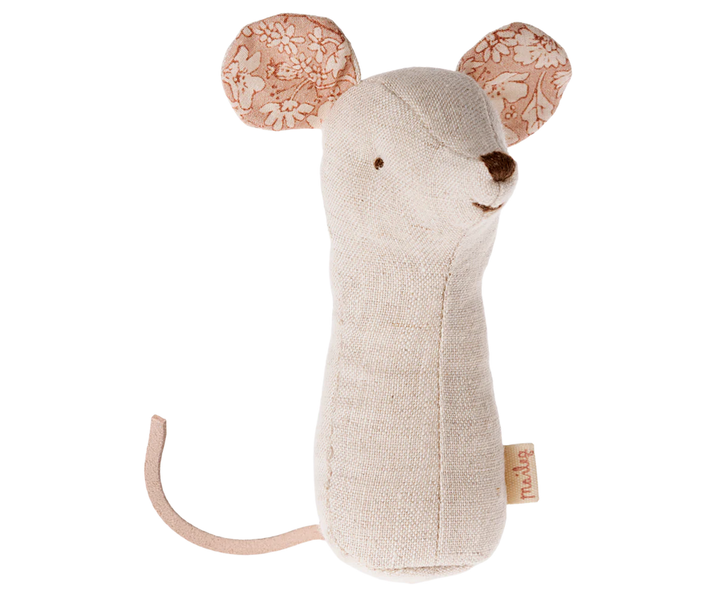 Maileg Lullaby Friend, Mouse Rattle