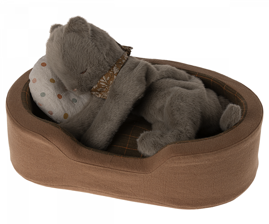 Maileg Kitten Plush Toy, Earth Grey