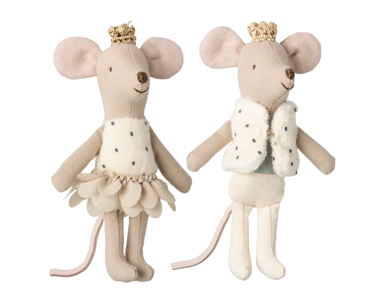 Maileg Royal Twin Mice, Little Sister & Brother