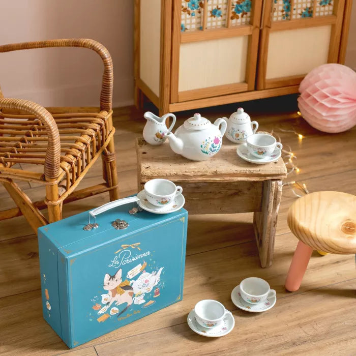 Moulin Roty Ceramic Tea Set, Les Parisiennes