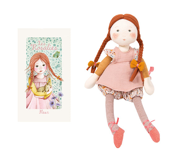 Moulin Roty Fleur rag doll Les Rosalies