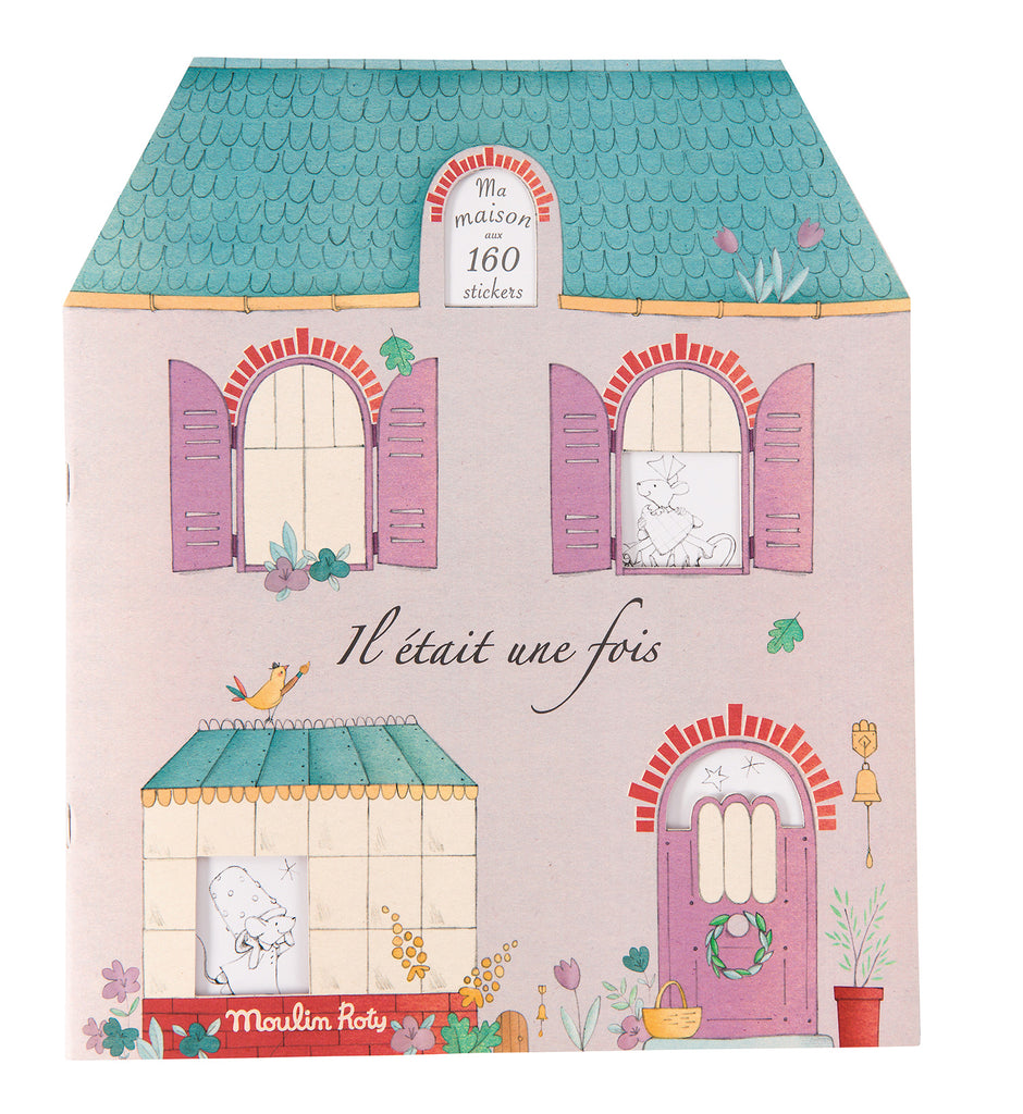 Moulin Roty Colouring Book & Stickers, Il Etait Une Fois