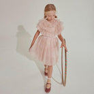 Bob and blossom pale pink sparkle dress