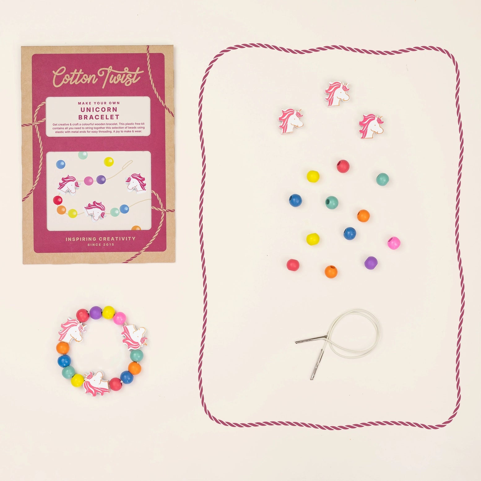 Cotton Twist Make Your Own Unicorn Bracelet Kit