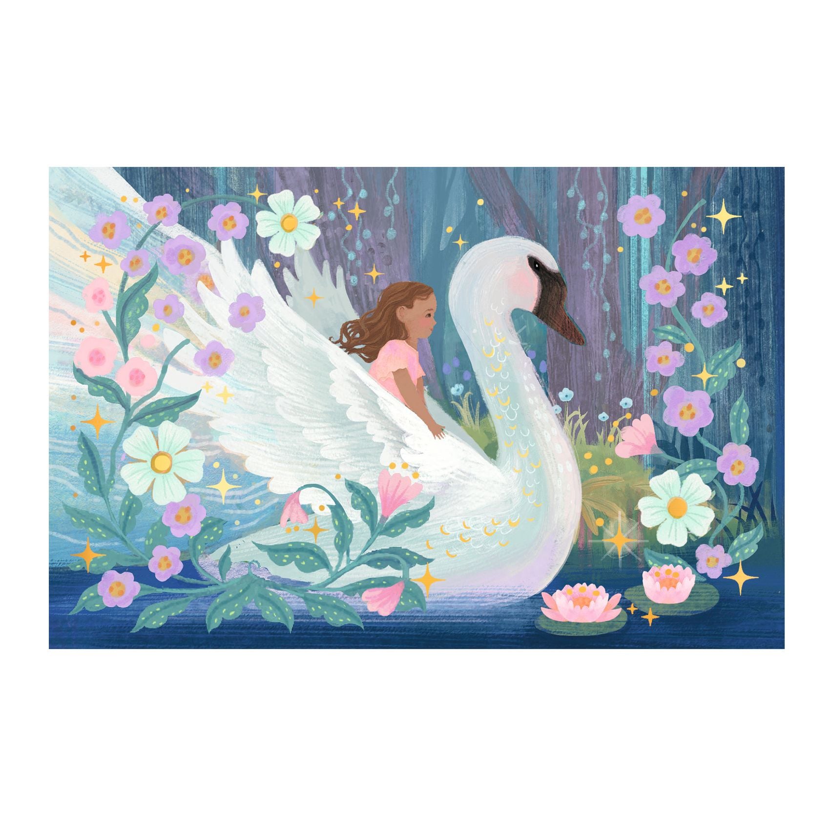 Djeco Childrens party invitations unicorns and magical creatures 