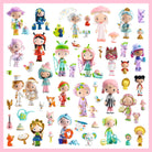 Djeco Metallic Sticker Set, The Little World of Tinyly