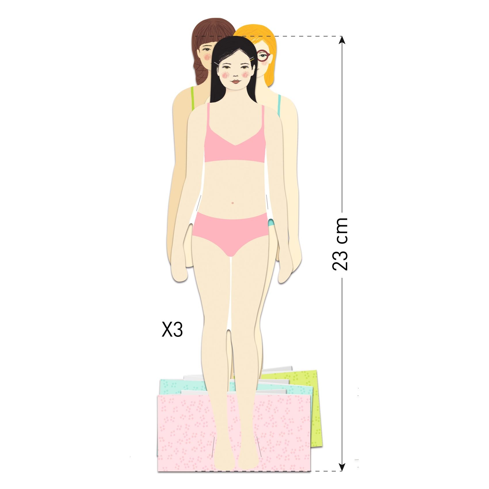 Djeco Paper Doll Set - A Well Stocked Wardrobe