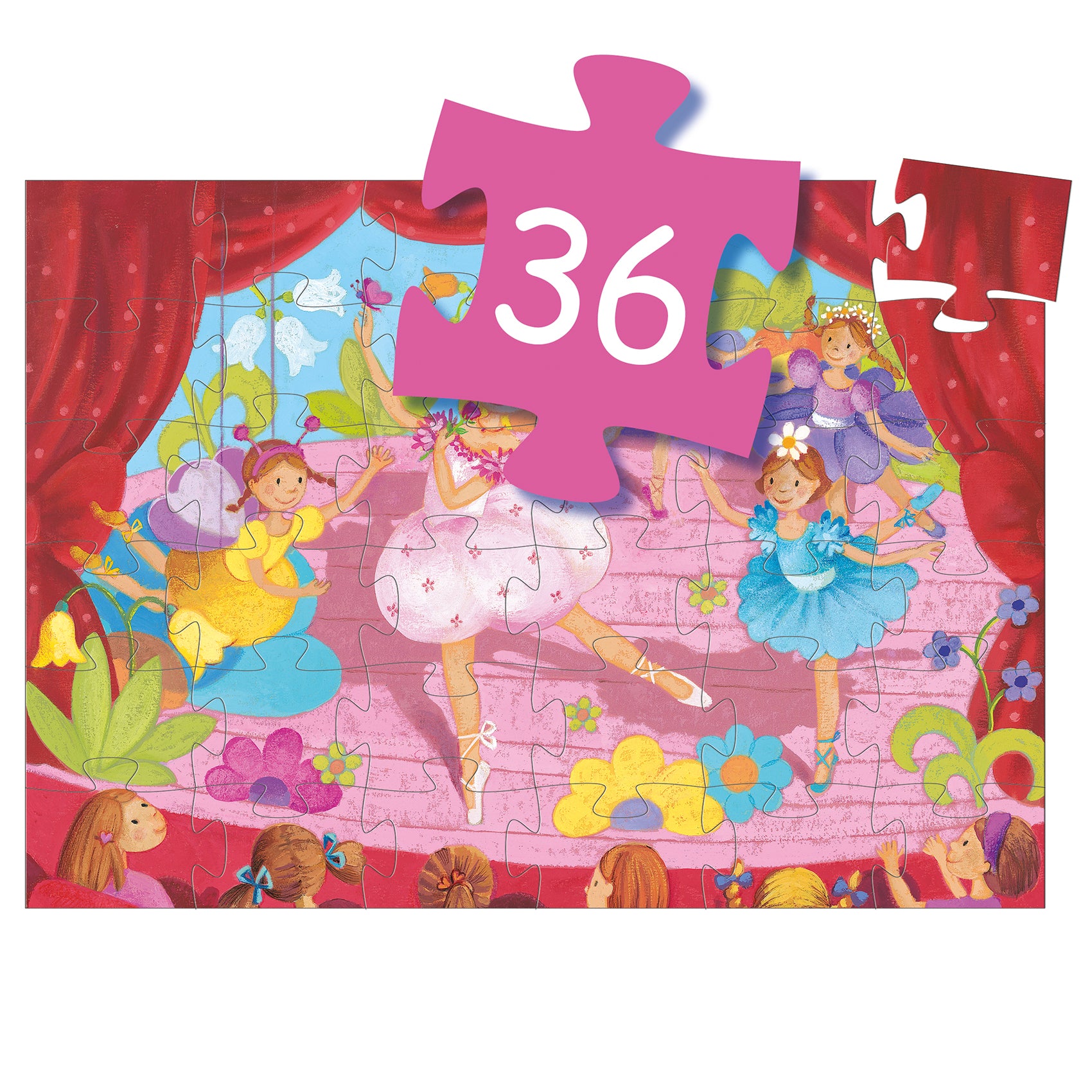 Children's puzzle with fairy design 