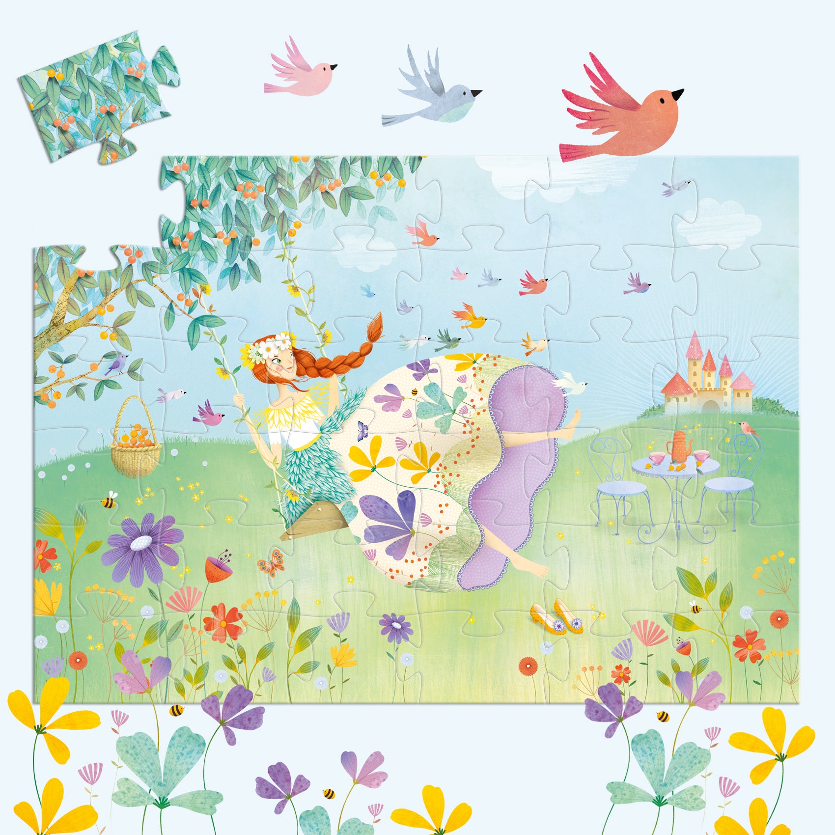 Djeco Puzzle, The Springtime Princess