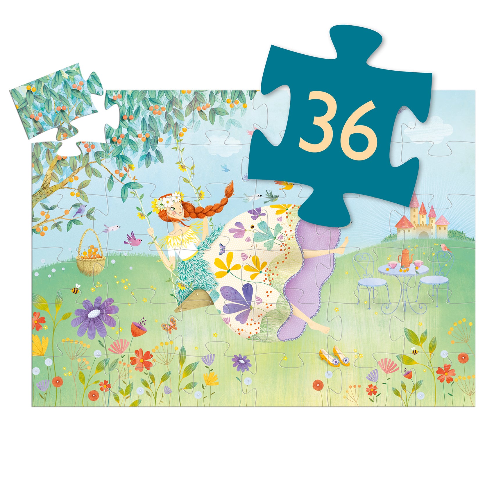 Djeco Puzzle, The Springtime Princess