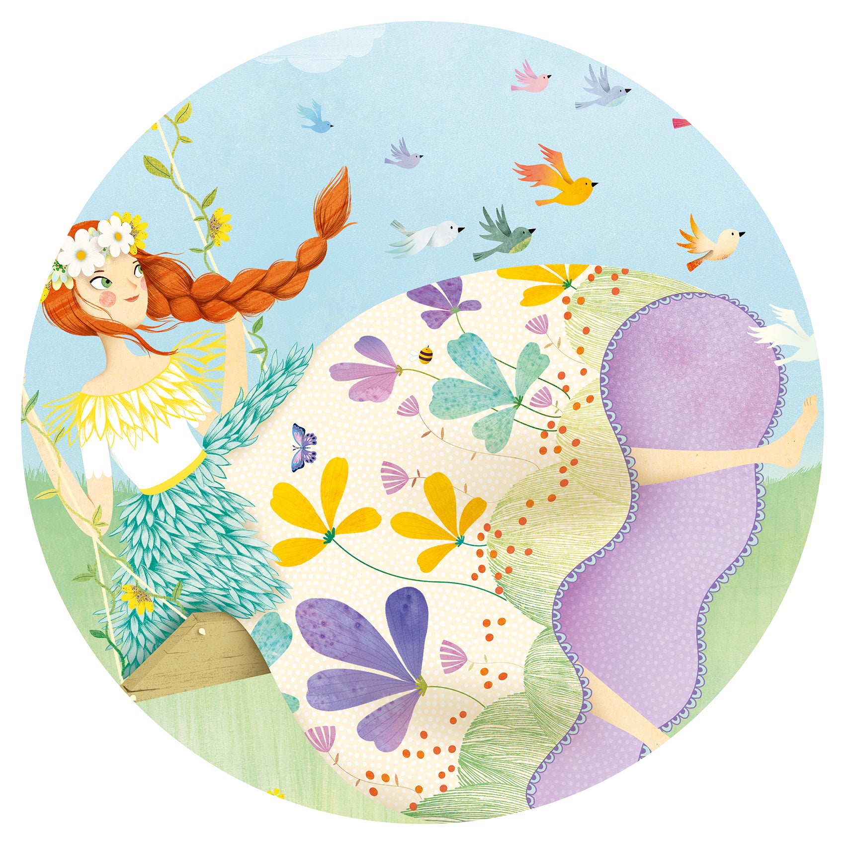 Djeco Puzzle, The Springtime Princess