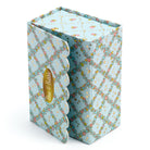 Decorative box with a colorful pattern on a white background