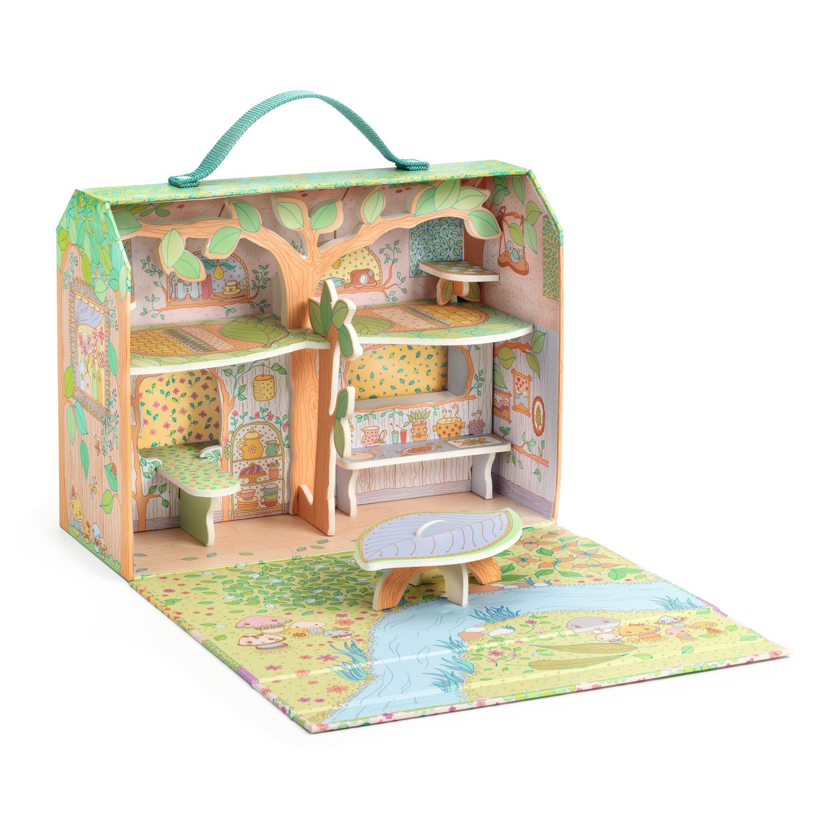 Djeco Tinyly House in the Forest, Sylvia & Fox