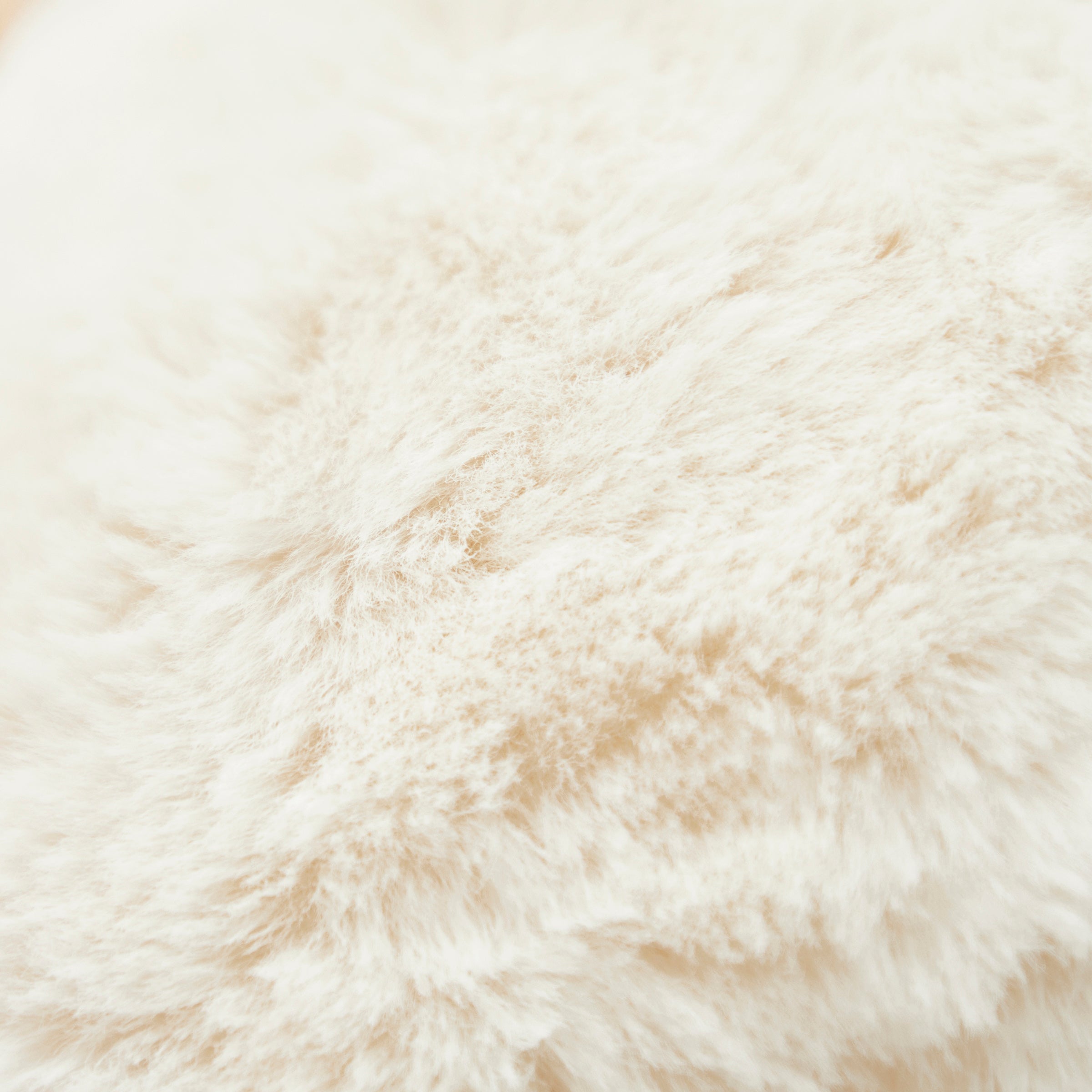 Close-up of beige fur texture