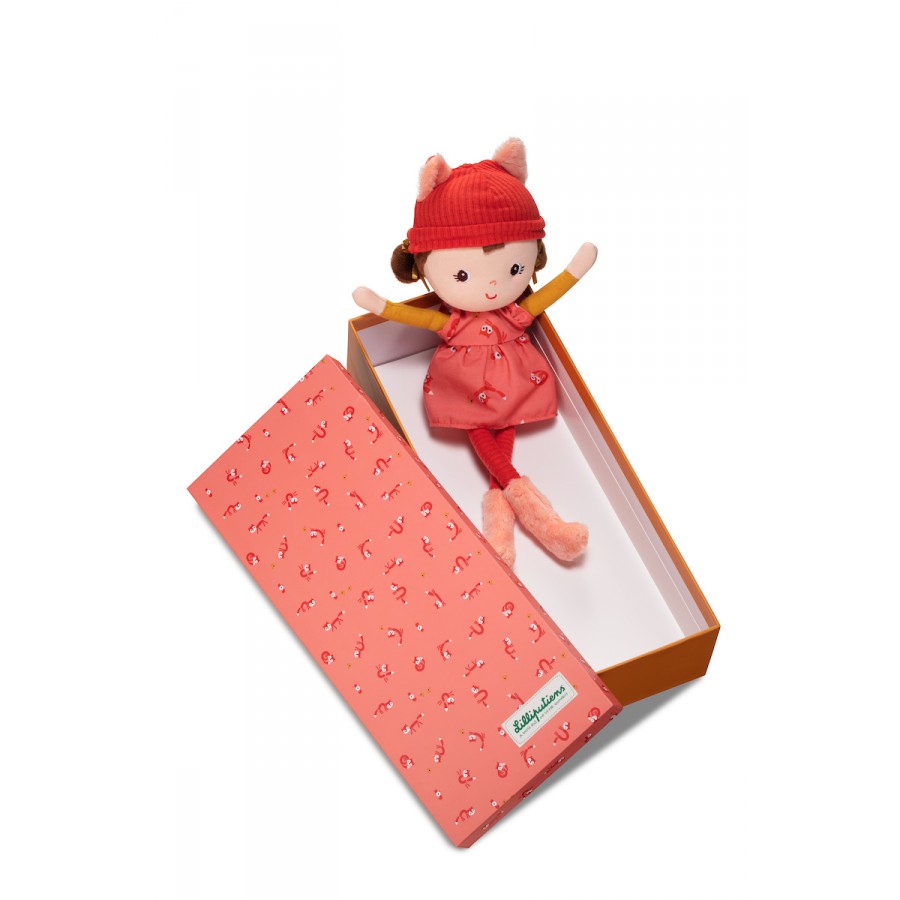 Lilliputiens alice soft cuddle doll in gift box 