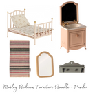 MAILEG DOLLS HOUSE ROOM BUNDLE BEDROOM FURNITURE
