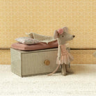 Maileg dance mouse in a day bed