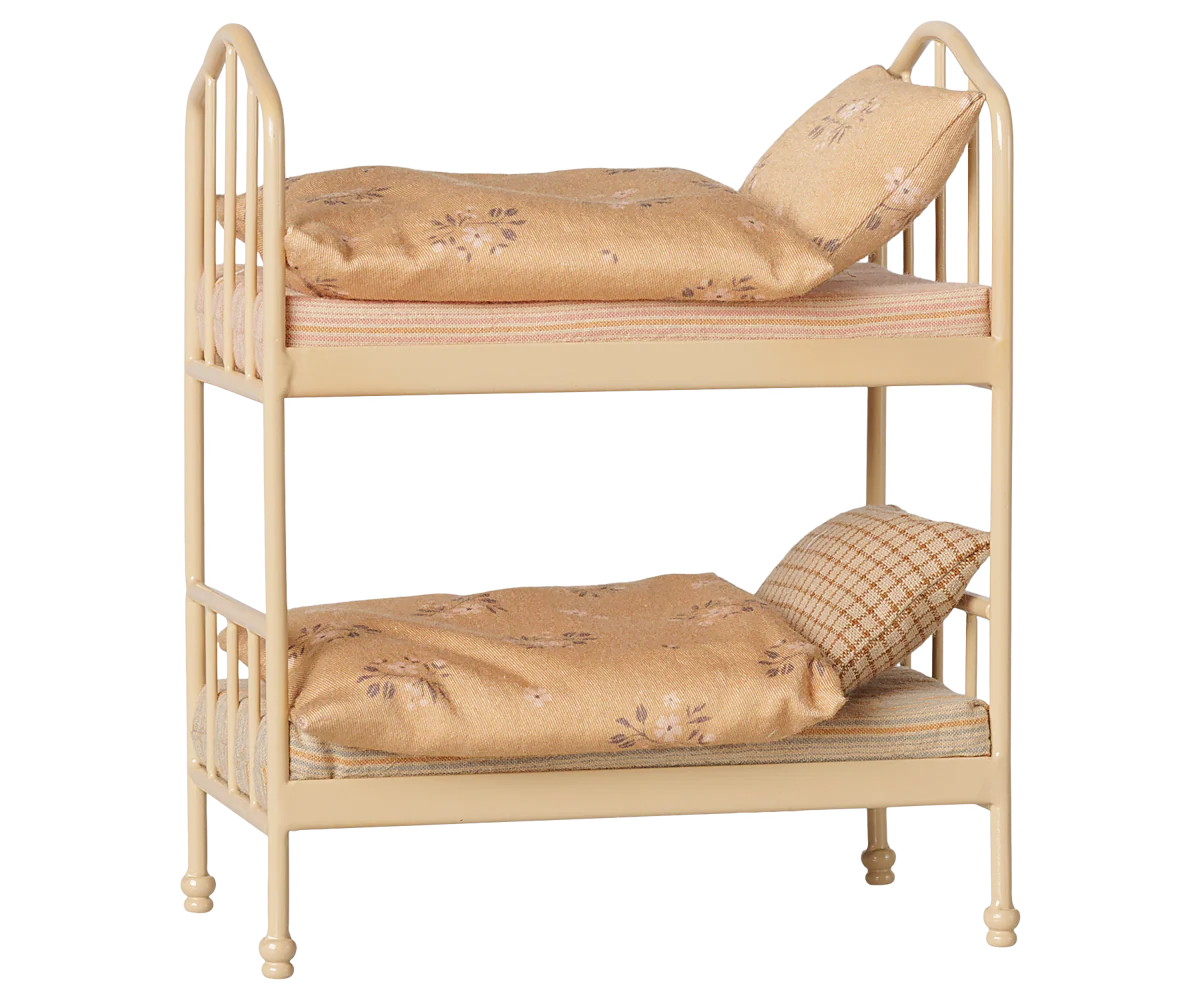 Maileg Bunk bed, Mouse - Wheat 