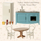 Maileg Kitchen & Dining Bundle, Mouse, Blue