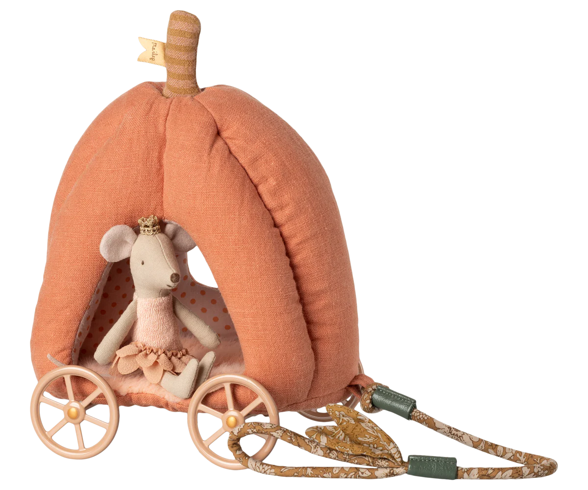 Maileg Pumpkin Carriage, Mouse size