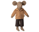 Maileg Shirt and Striped Pants Dad Mouse