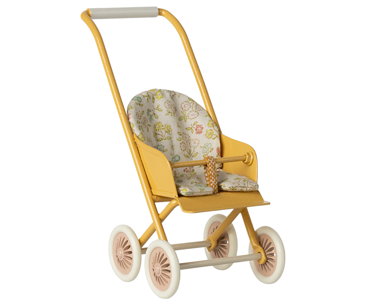 Maileg Stroller, Yellow