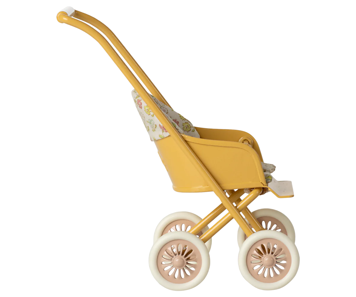 Maileg Stroller, Yellow