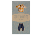 Maileg Yellow checked shirt and pants for Dad mouse