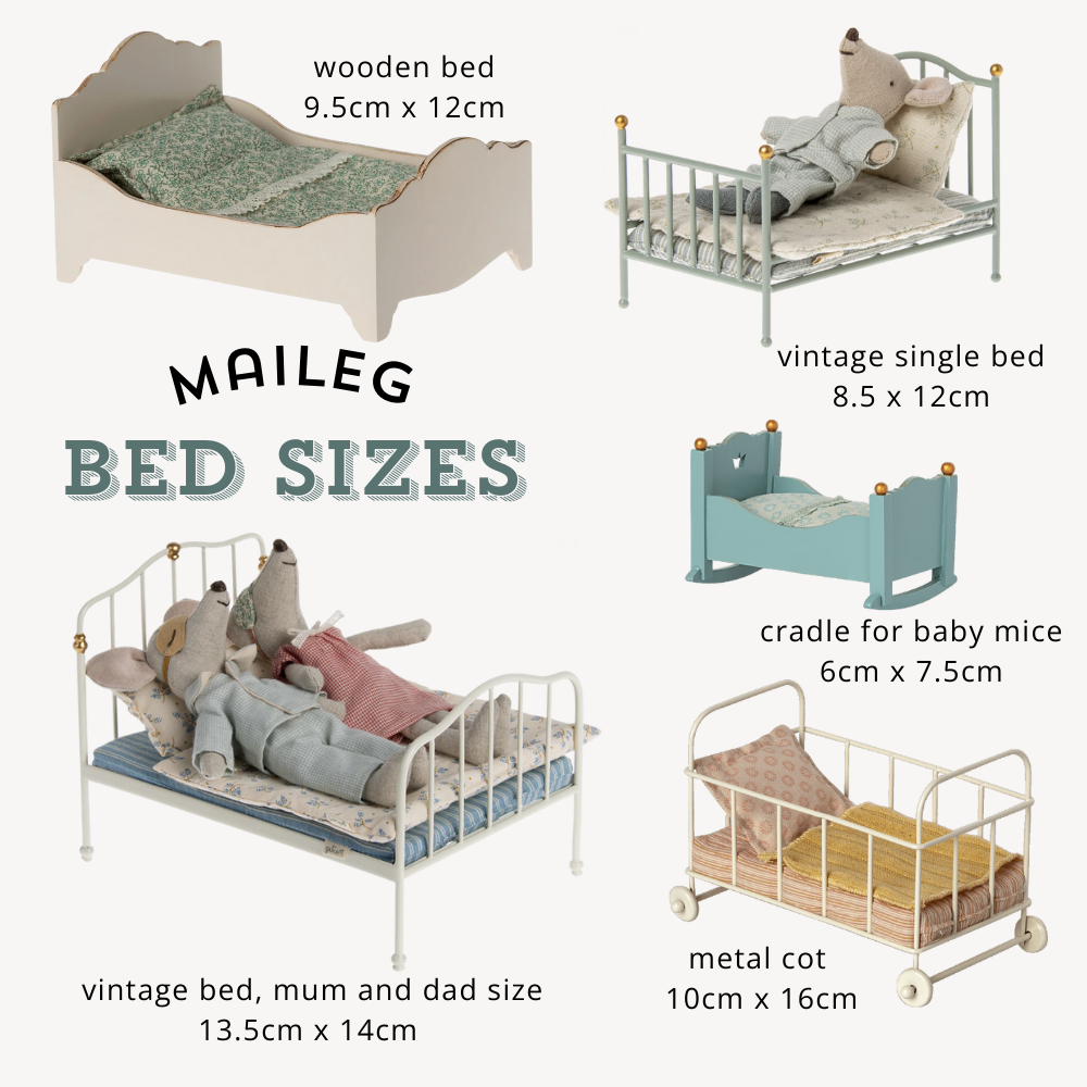 Maileg bed sizes