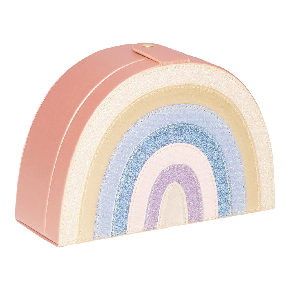 Mimi & Lula Rainbow Jewellery Box, Rainbow Sparkle - Yoyo & Flo