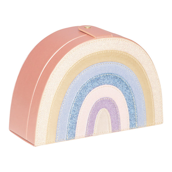 Mimi & Lula Rainbow Jewellery Box, Rainbow Sparkle - Yoyo & Flo