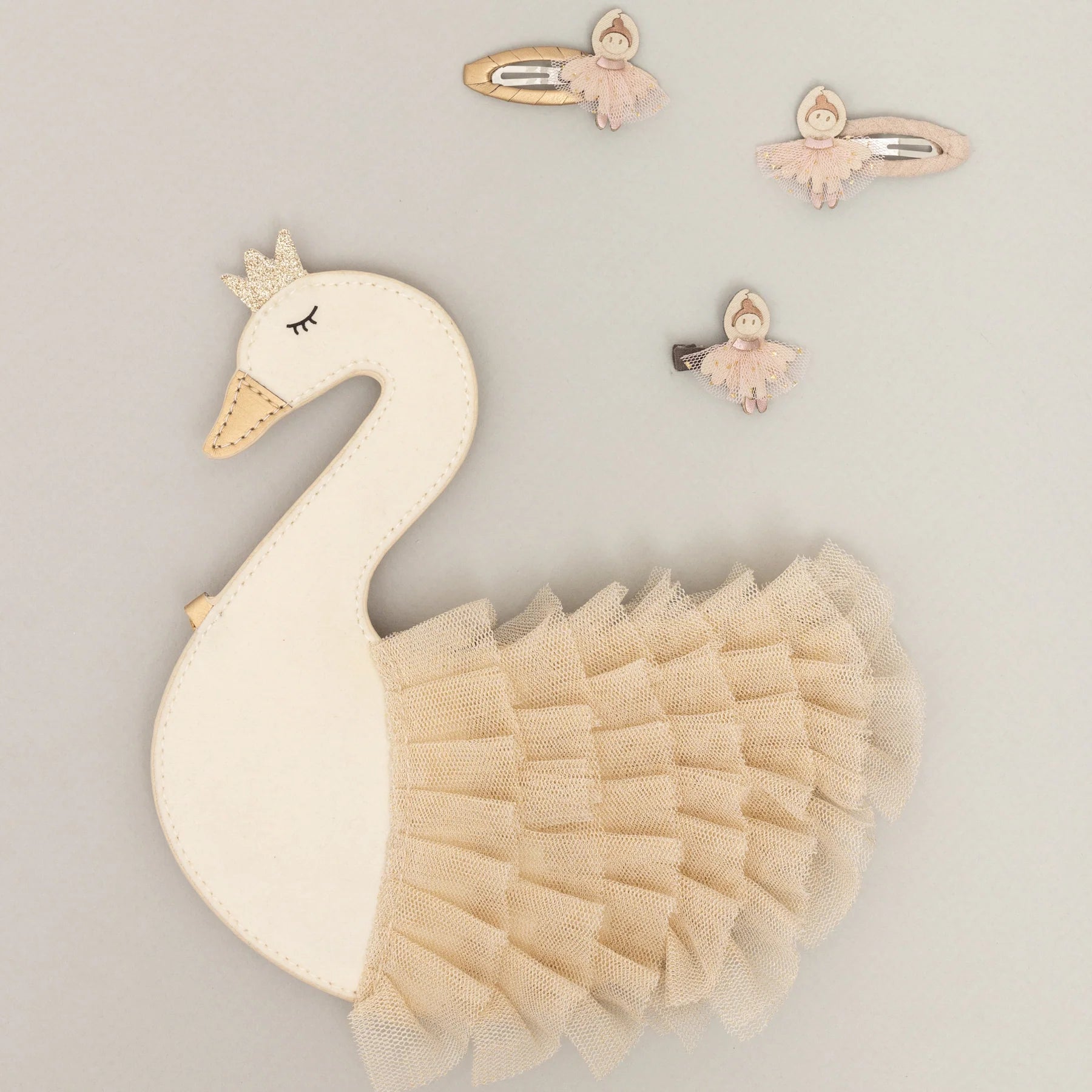 Mimi & Lula Swan Lake Hair Clips