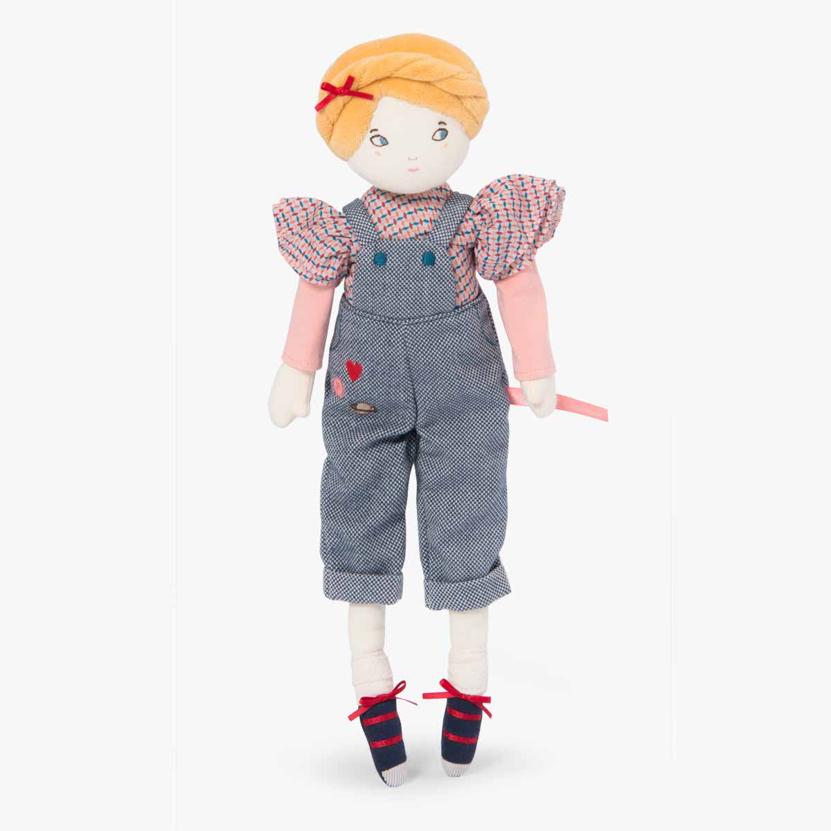 Moulin Roty Eglantine Doll in Dungarees, Les Parisiennes