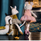 Moulin Roty Pink Ballerina Mouse, La Petite Ecole de Danse