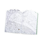 Coloring book with nature-themed illustrations on a white background