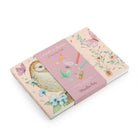 Decorative book with owl illustration on a white background
