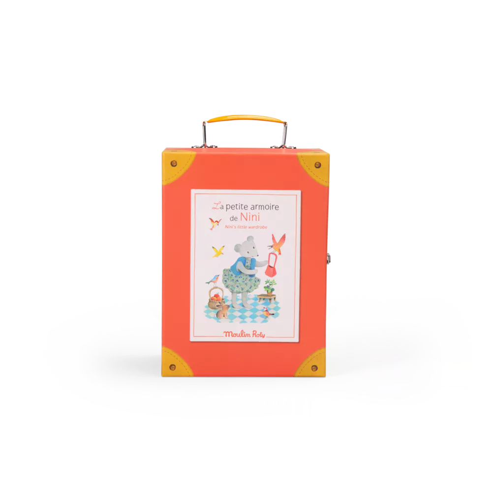 Moulin Roty Little Wardrobe Suitcase, Nini the Mouse