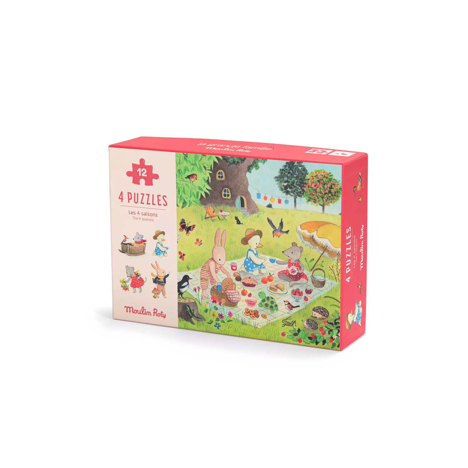 Moulin Roty Seasons Mini Puzzle, La Grande Famille