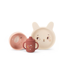 Moulin Roty Silicone Tableware Set, Apres La Pluie