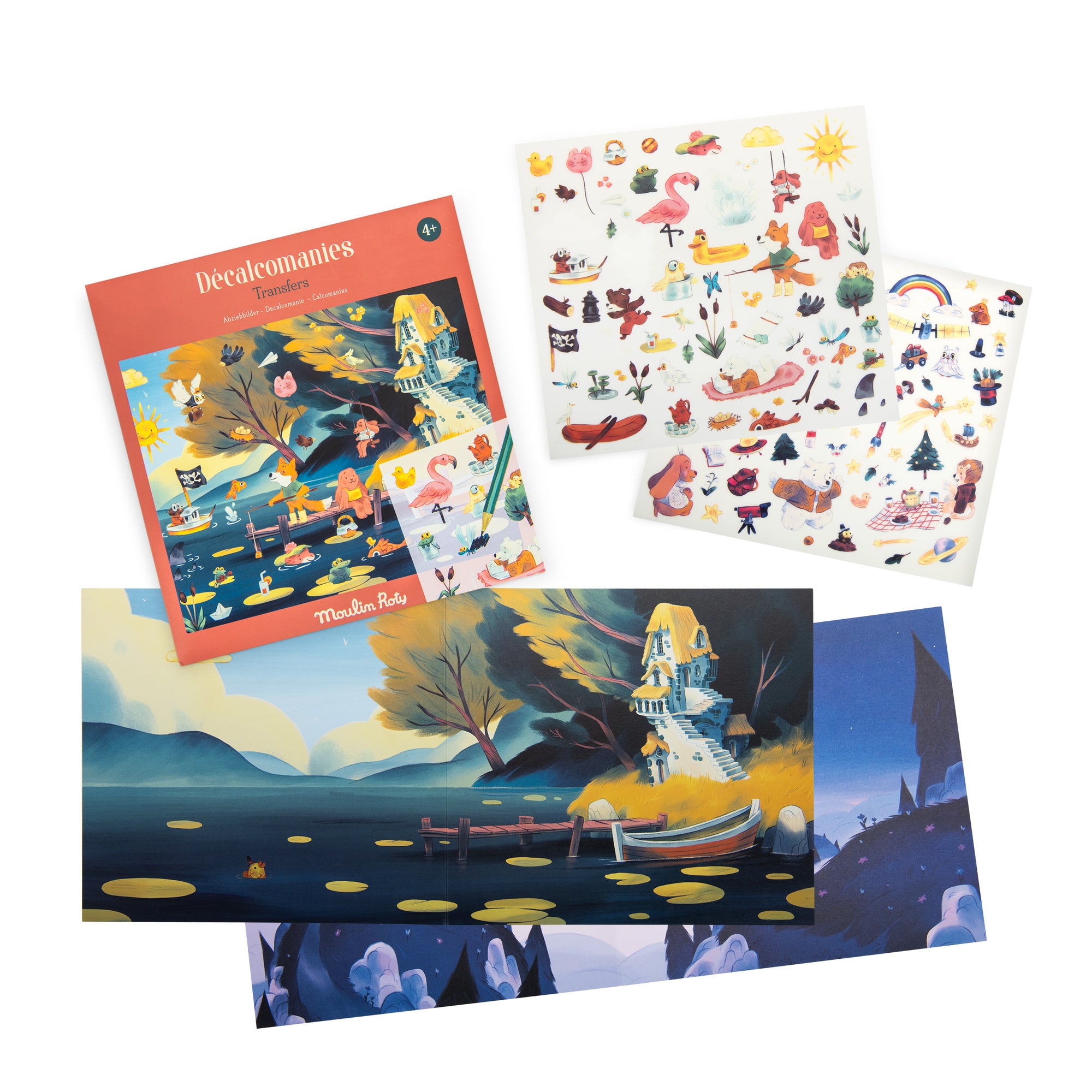 Moulin Roty Transfers Set, La Bande a Jojo