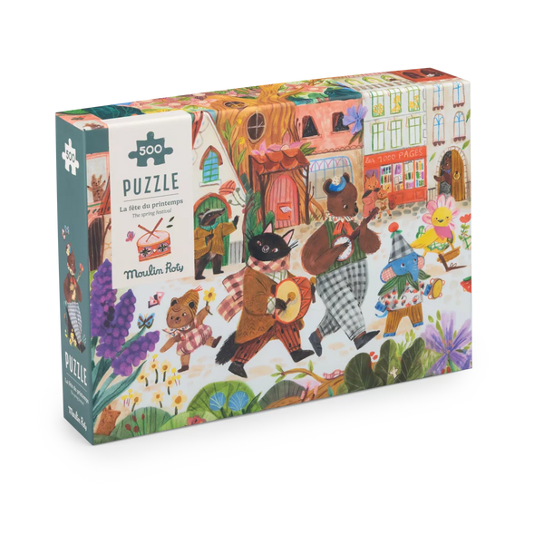 Moulin Roty Les Minouchkas Jigsaw, 500 pieces - Yoyo & Flo