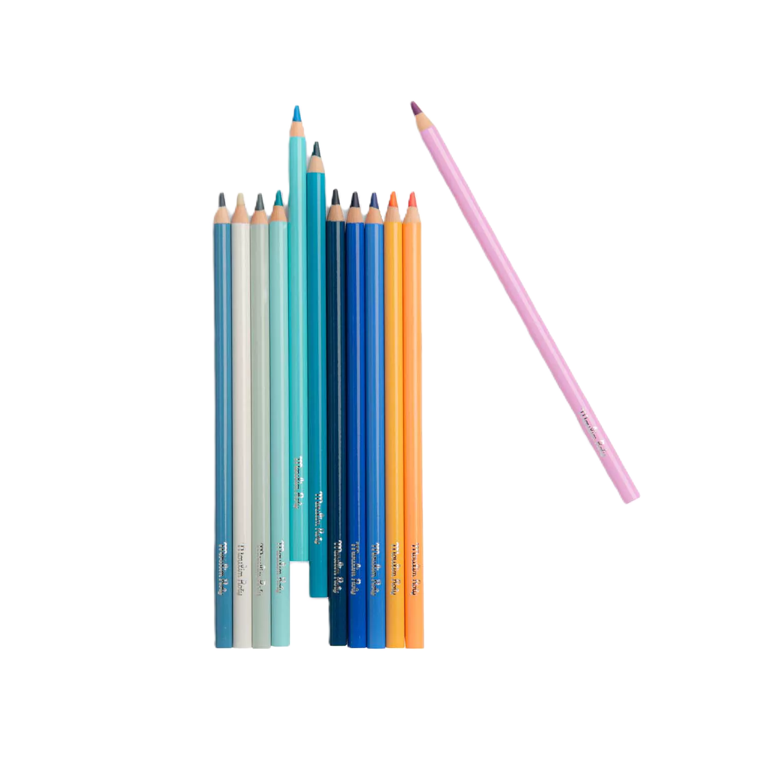 Moulin Roty colouring pencils sky blue 
