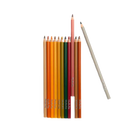 Set of Moulin Roty childrens colored pencils on a white background