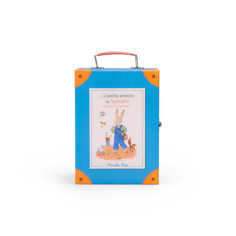 Moulin roty suitcase wardrobe La grande famille sylvain the rabbit