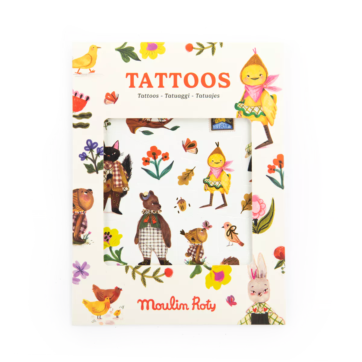 Moulin roty temporary tattoos Les Minouchkas 