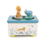 Moulin Roty Musical Box, Lion & Elephant