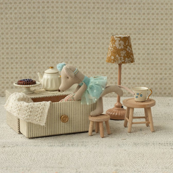 New Maileg collection Dance mouse in a day bed 