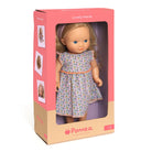 Pompea doll in a pink and beige box with 'Lovely Marie' on a white background