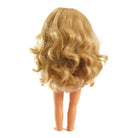 doll with Blonde hair on a white background
